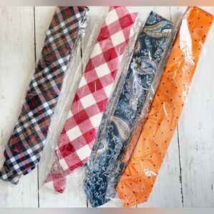 4 PC Men's 1901 Tie Lot New!